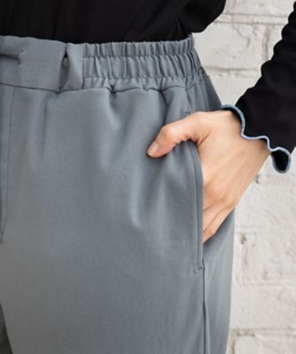 ハイテンションドロストテーパードパンツ　プラスサイズ　３３ー１２ー１５１０