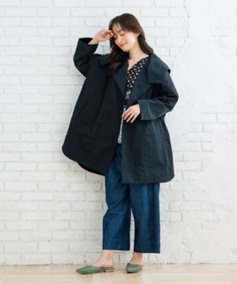ＩＮＤＥＳＩＧＮ　ピンタックラインデニムパンツ　プラスサイズ　３３ー１２ー１５３３