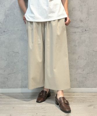 ドライハイテンションタックワイドパンツ　プラスサイズ　３３ー１２ー１５３５