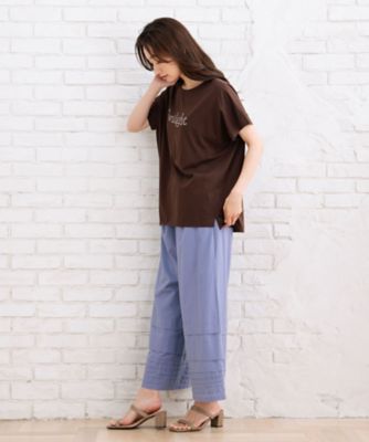 ＩＮＤＥＳＩＧＮ　タックヘムワイドパンツ　３３１２１５４５