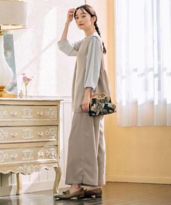 FONTLAB ホップサックワイドパンツ プラスサイズ 33ー12ー