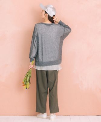 撥水・COOL ストレートタックパンツ 33ー12ー1575 | sab