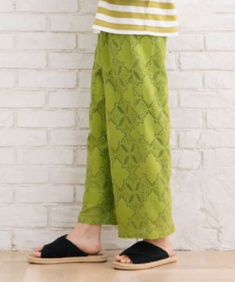 ＜sab street my standard (Women/大きいサイズ)＞パッチワーク風レースパンツ　３３１２１５７７