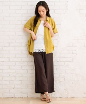 FONTLAB ダブルストライプワイドパンツ 33121585 | sab