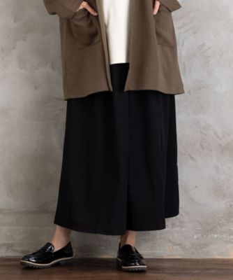 【送料無料】sab street my standard (Women/大きいサイズ)/サブストリート マイスタンダード INDESIGN コットンツイルワイドパンツ プラスサイズ 33ー12ー1629 ブラック(00) パンツ・ズボン【三越伊勢丹/公式】