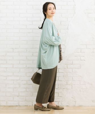 COOL・UV・防シワ スムースジョーゼットベイカーパンツ 33ー