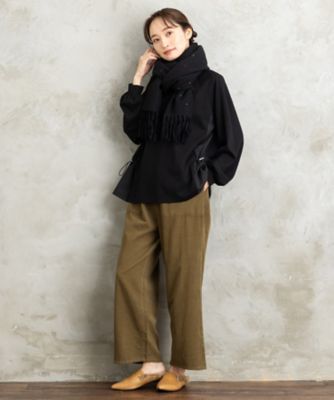 INDESIGN コーデュロイベイカーパンツ プラスサイズ 33ー