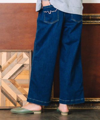 ＜sab street my standard (Women/大きいサイズ)＞Ｌｏｎｄｏｎ　Ｄｅｎｉｍ　３０ｔｈ　デニムワイドパンツ　プラスサイズ　３３ー１２ー１６４９