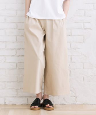 パンツ in my own way ドライハイテンションタックワイドパンツ 33ー12ー1697 | sab