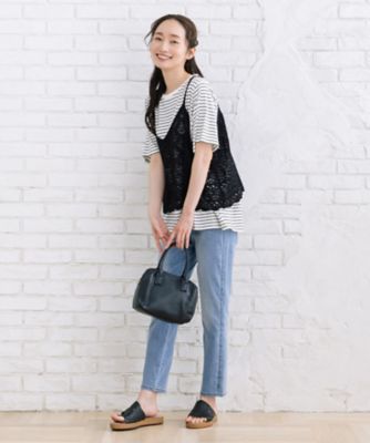 London Denim Rogique 9分丈デニムパンツ プラス
