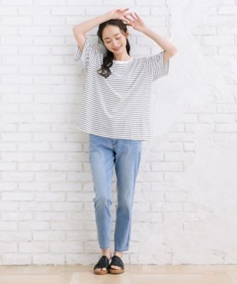 London Denim Rogique 9分丈デニムパンツ プラス