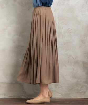 シフォンプリーツスカート