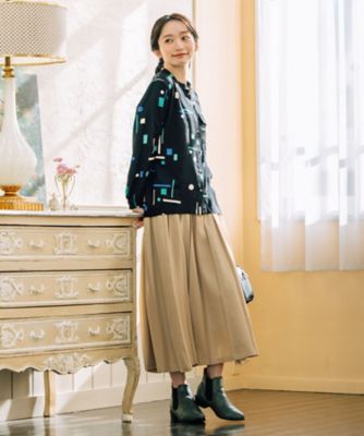 アシメプリーツスカート　３３ー１４ー１５６０