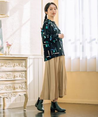 アシメプリーツスカート　３３ー１４ー１５６０