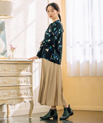 アシメプリーツスカート　３３ー１４ー１５６０