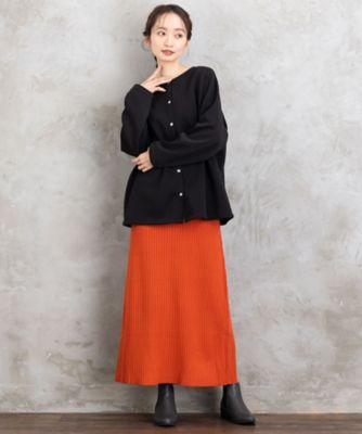 サブストリート（sab street）/【大きいサイズ】FONTLAB リブニットスカート FONTLAB リブニットスカート 33141607 | sab street my