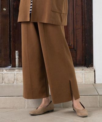 ＜sab street my standard (Women/大きいサイズ)＞プレーティングニットパンツ　３３－１５－１３２８