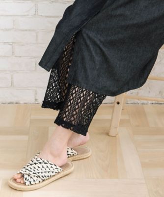 ＜sab street my standard (Women/大きいサイズ)＞クロシェレース切替レギパン　３３ー１６ー１６８１