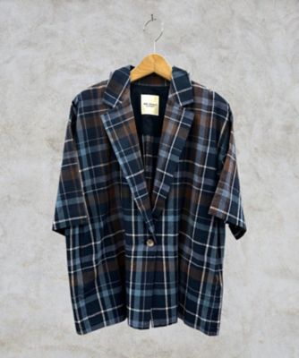 新品タグ付き　OLUN リネンブレンドジャケット　チェック Sサイズ 新品タグ付き OLUN リネンブレンドジャケット チェック Mサイズ - メルカリ