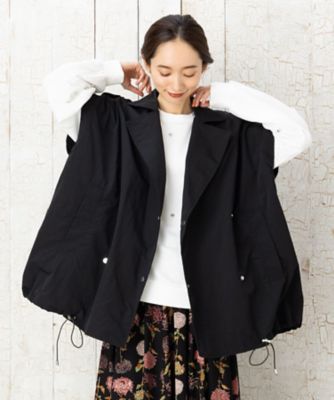 【送料無料】sab street my standard (Women/大きいサイズ)/サブストリート マイスタンダード FONTLAB ナイロンオーバージレ 33-23-5403 ブラック(00) 衣料品【三越伊勢丹/公式】