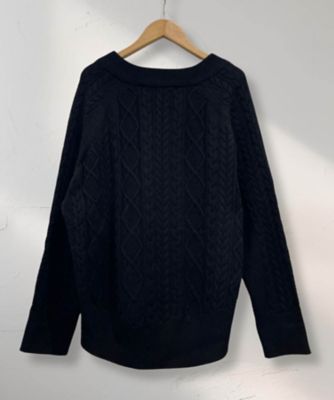 【送料無料】sab street my standard (Women/大きいサイズ)/サブストリート マイスタンダード FONTLAB 裏毛×ケーブルコンビジップブルゾン 33ー23ー5432 ブラック(00) コート・ジャケット【三越伊勢丹/公式】