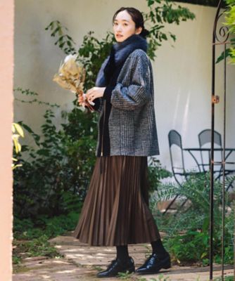 サブストリート（sab street）/【大きいサイズ】21号(6L〜) イタリアンエアリーリブデザインジップブルゾン イタリアンエアリーリブデザインジップブルゾン 33ー23ー5434