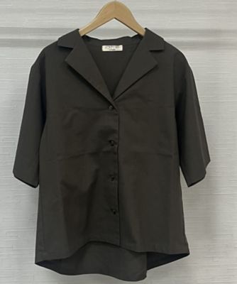 【送料無料】sab street my standard (Women/大きいサイズ)/サブストリート マイスタンダード FONTLAB リネンブレンドハーフスリーブジャケット プラスサイズ 33ー23ー5451 カーキ(61) コート・ジャケット【三越伊勢丹/公式】