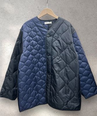 【送料無料】sab street my standard (Women/大きいサイズ)/サブストリート マイスタンダード FONTLAB キルティングMIXブルゾン 33ー23ー5454 ネイビー(40) コート・ジャケット【三越伊勢丹/公式】