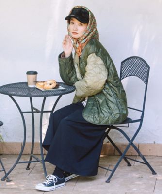 FONTLAB キルティングMIXブルゾン 33ー23ー5454