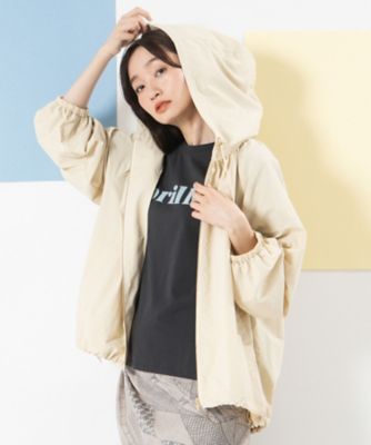 ＜sab street my standard (Women/大きいサイズ)＞ＦＯＮＴＬＡＢ　ナイロンタフタジップブルゾン　３３ー２３ー５４６２