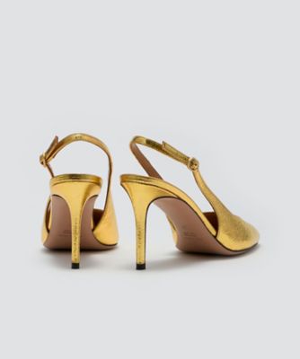 NICLA バックスリングパンプス 8．5cm GOLD