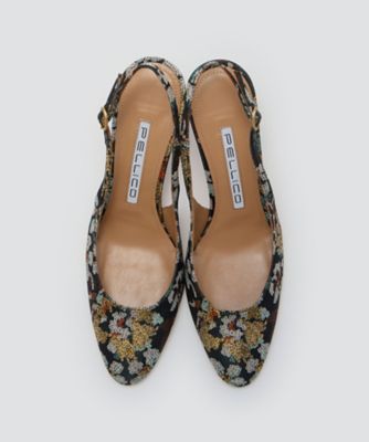 NICLA バックスリングパンプス 8．5cm FLOWER