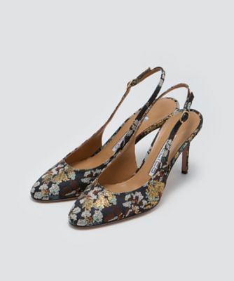 NICLA バックスリングパンプス 8．5cm FLOWER