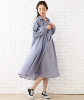 コットンローンギャザーワンピース 三越伊勢丹オンラインストア 公式