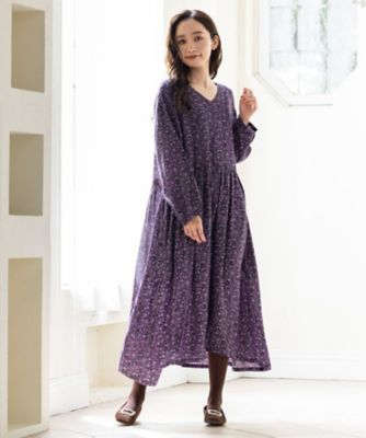 美品】クチーナ シルクワンピース 42サイズ イシイ