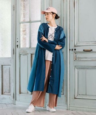アメリカンデニムデザインワンピース見本 ロングデニムワンピース｜WOMEN｜250HAG13-204G｜AZUL BY MOUSSY