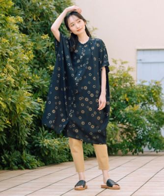 ＜sab street my standard (Women/大きいサイズ)＞ＩＮＤＥＳＩＧＮ　スシボイルサークルホイルプリントワンピース　３３ー３０ー９５６８