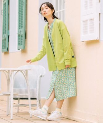 フリルカラーフラワープリントワンピース　３３ー３０ー９５９８