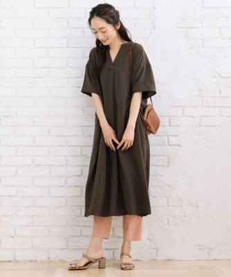 sab street my standard (Women/大きいサイズ)/サブストリート マイスタンダード COOL・UV・防シワ スムースジョーゼットスキッパーワンピース 33309609