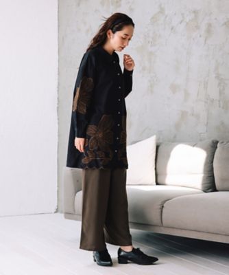 ♥ENFÖLD♥エンフォルド♥ブラックフリルチュニック極美品38 ♥ENFÖLD♥エンフォルド♥ブラックフリルチュニック極美品38