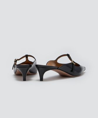 CUORE Tストラップパンプス 3．5cm BLACK