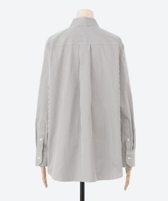 ★美品★ebure(エブール)コットン混　袖コンシャスシャツ　カーキ　36サイズ ライトシルクコットン カーディガン | ebure (Women)/エブール