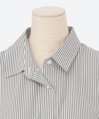 ebure - ebure コットン 半袖シャツ ベージュ ebure｜エブールのブラウス・シャツ通販｜ELLE SHOP (エル