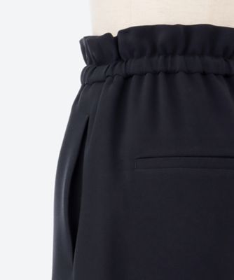 AP34 GRACECONTINENTAL トリアセダブルクロスパンツ　ブラック トリアセダブルクロスパンツ 4110600567 | ebure (Women