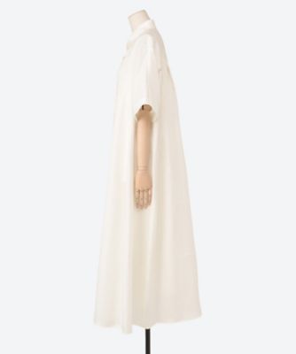 ラミーサテン シャツワンピース 4110300345 | ebure (Women