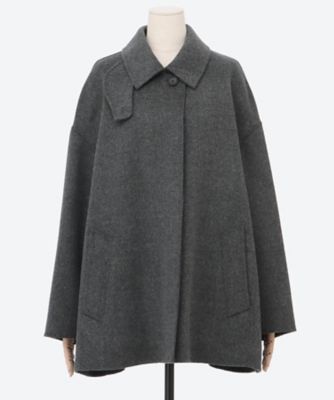 【送料無料】ebure (Women)/エブール リュクスシャルムビーバーステンカラーコート 4210200004 gray コート・ジャケット【三越伊勢丹/公式】