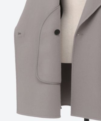 エブール ebure 2021リュクスメルトン ノーカラーコート 送料無料】リュクスメルトン コート 4210200008