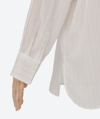 シアーコットンストライプ シャツ 4210700542 | ebure