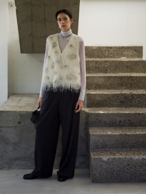 ＜ebure (Women)＞ソフトシアージャージ　ハイネックトップス　４２１０９００３７３