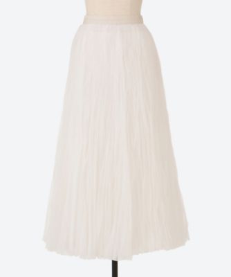 最終お値下げ！ebure シアーチェックオーガンジープリーツスカート　38 美品 ebure エブール 22ss シアーチェックオーガンジープリーツ